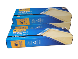 FreezeFrame 24-Pack Bee Hive Frame Storage Bags - Freezer or Dry Storage.